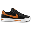 Nike classic shoe orange icon
