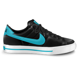 Nike classic shoe blue icon