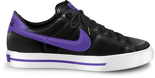 Nike classic shoe purple icon