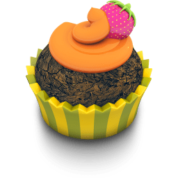 Chocolate Orange Cupcake icon