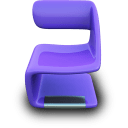 Purple Seat icon