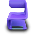 Purple-Seat icon