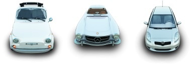 Silver Cars Icons