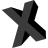 Letter-X icon