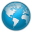 Icy earth icon