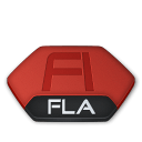 Adobe flash fla v2 icon