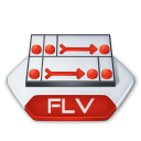 Adobe flash flv icon