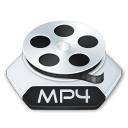 Media video mp 4 icon