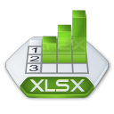 Office excel xlsx icon