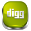 Digg Green 3 icon
