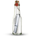 Message-bottle icon