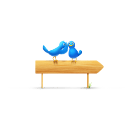 Birds and sign icon