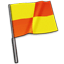 Referee-flag icon