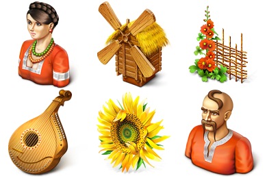 Ukrainian Motifs Icons