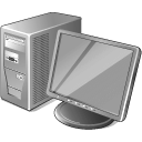 Gray Computer icon