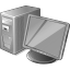 Gray Computer icon
