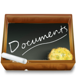 Dossier ardoise documents icon