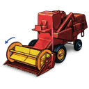 Combine Harvester with Movement icon
