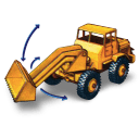 Hatra Tractor Shovel with Movement icon