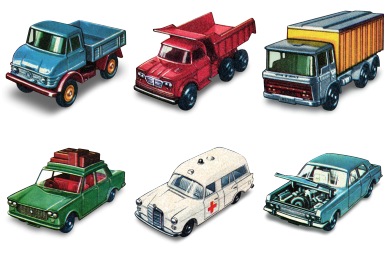 1960 Matchbox Cars Icons