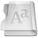 Aluminium font icon
