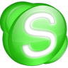 Skype-green icon