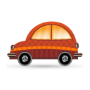 Car orange icon