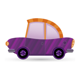 Car purple icon