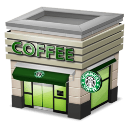Shop Coffee cream icon