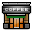Shop Coffee brown icon
