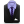 Manager Suit Purple Stripes icon