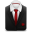 Manager Suit Red Tie Rose icon