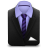 Manager-Suit-Purple-Stripes icon