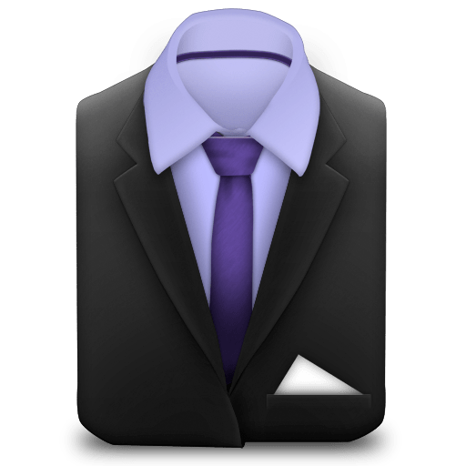 Manager Suit Purple icon