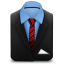Manager Suit Red Stripes icon
