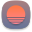 Web sunrise calendar icon