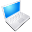 Mac Book White On icon