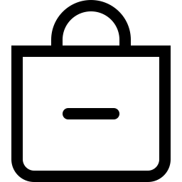 Bootstrap bag dash icon