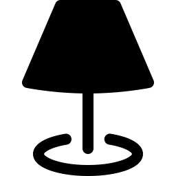 Bootstrap lamp fill icon