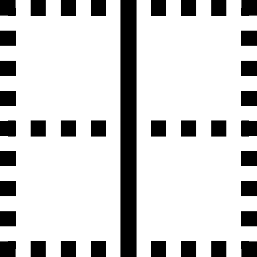 Bootstrap-border-middle icon