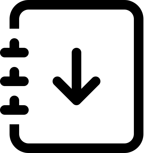 Bootstrap-journal-arrow-down icon
