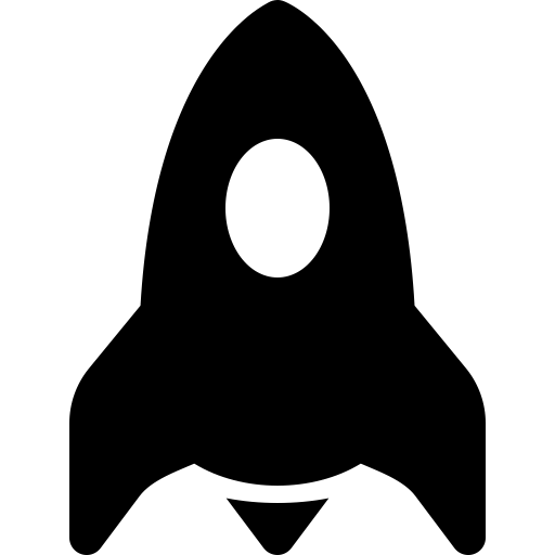 Bootstrap-rocket-fill icon