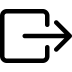 Bootstrap-box-arrow-right icon