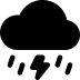 Bootstrap-cloud-lightning-rain-fill icon
