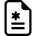 Bootstrap-file-earmark-medical icon