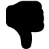 Bootstrap-hand-thumbs-down-fill icon