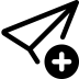 Bootstrap-send-plus icon