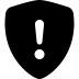 Bootstrap-shield-fill-exclamation icon