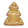 Christmas cookie tree icon