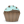 Cupcake cake stars icon